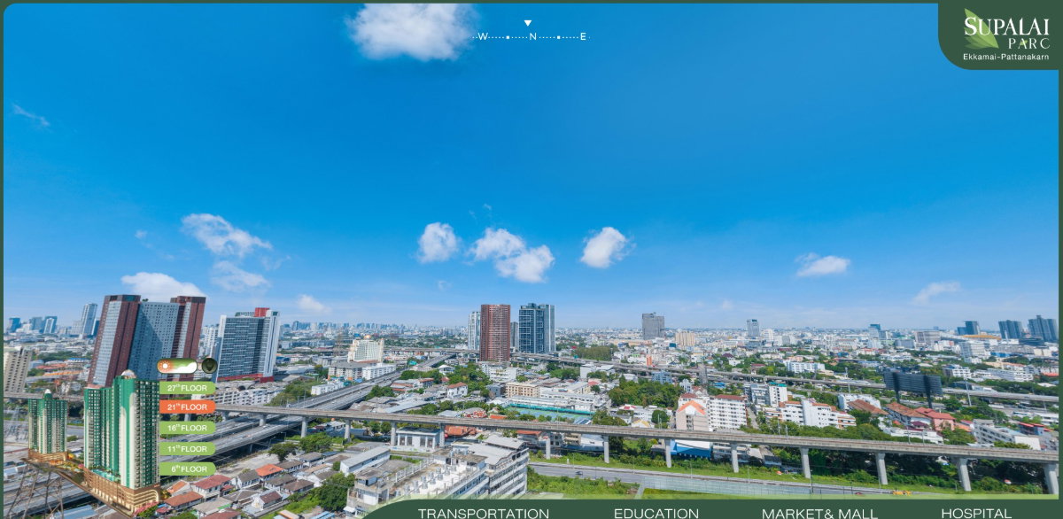 รูป 💥 ขายดาวน์40,000คอนโด Supalai parc Ekkamai-Pattanakarn 💥1 Bedroom Plus - รูปที่ 15/16