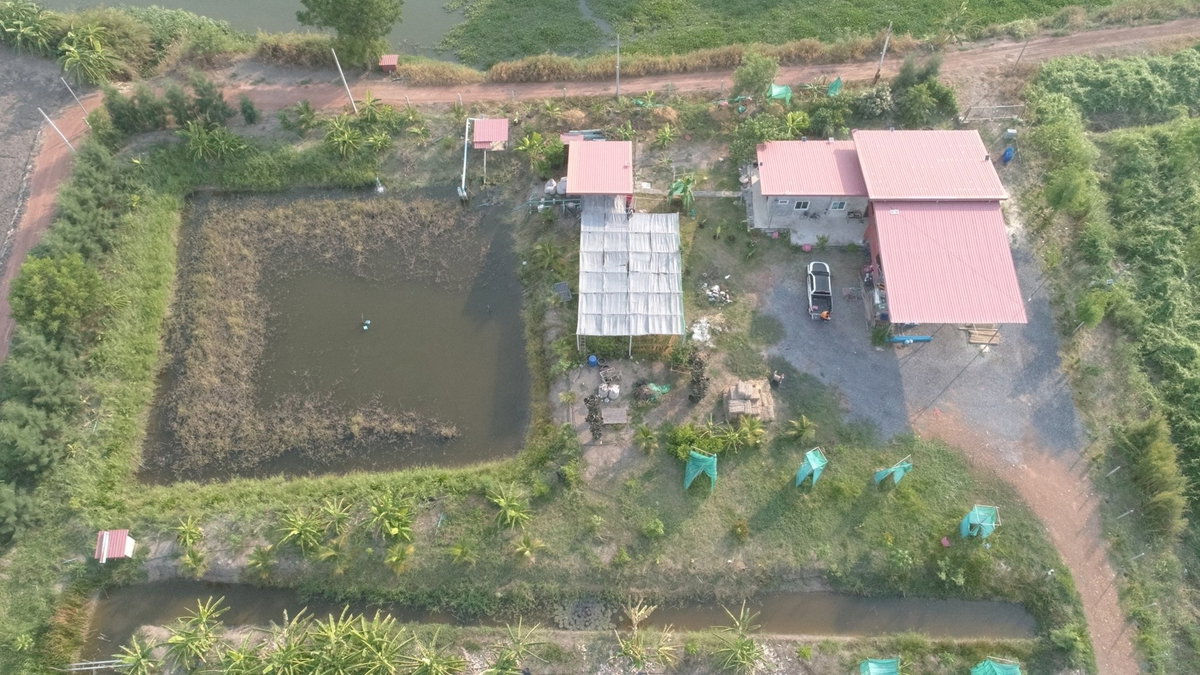 รูป ขายที่ดิน 9 ไร่ 1 งาน 28 ตรว ถนน 3200 สายฉะเชิงเทรา-บางน้ำเปรี้ยว ถมแล้วบางส่วน มีด้านหน้าติดถนนใหญ่ ด้านหลังติดคลองกลาง มีน้ำตลอดทั้งปี - รูปที่ 3/9