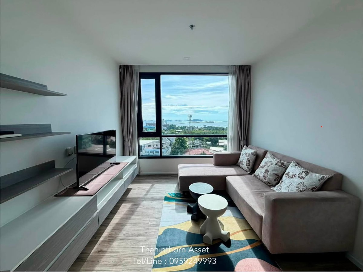 รูป 🏢 ให้เช่า KnightsBridge The Ocean Sriracha 2 ห้องนอน วิวทะเล 🌊✨ - รูปที่ 1/9