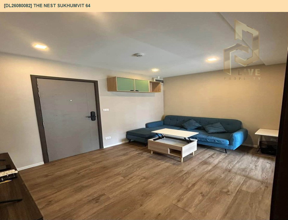 รูป DL26080082 ให้เช่าคอนโด เดอะ เนสท์ สุขุมวิท 64 (The Nest Sukhumvit 64) ใกล้ BTS ปุณณวิธี พร้อมเข้าอยู่ โทรด่วน 0653619502 LineID @952jdxxk - รูปที่ 2/6