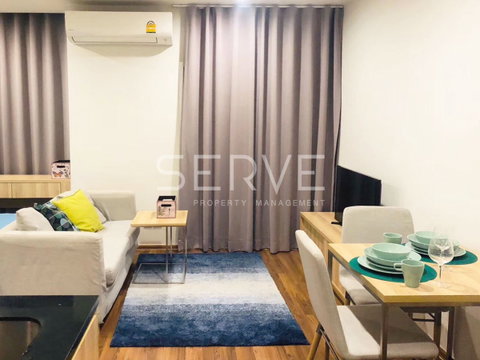1 Bed Super High Fl. 30+ City View Fully furnished Good Lacation Close To MRT Thailand Cultural Centre Station 80 m.  @  Noble Revolve Ratchada 2 
