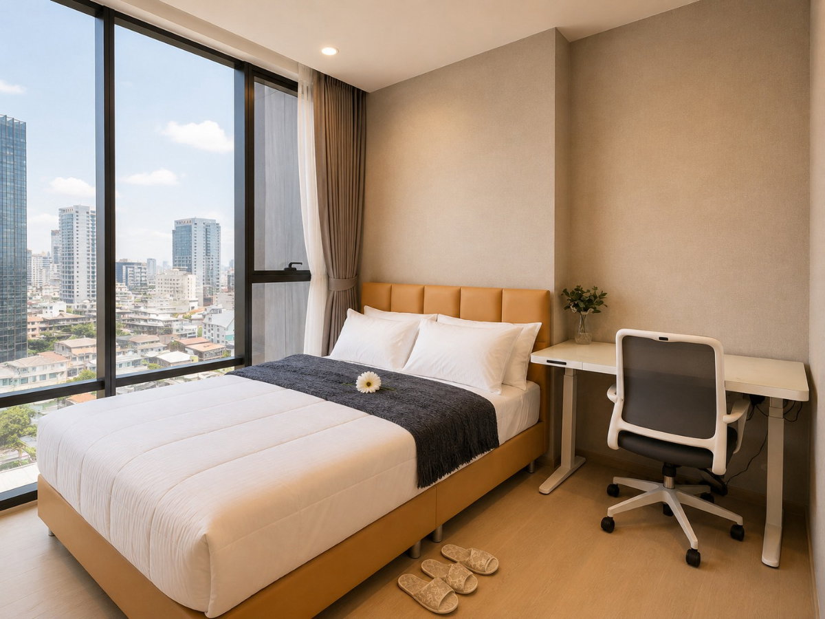 รูป ✨🦄 Ready to move🦄✨ The Extro Phayathai ห้องสวย ตรงปก เฟอร์ครบจบในที่เดียว โทร 096-2493698 (ETP0124) - รูปที่ 5/16