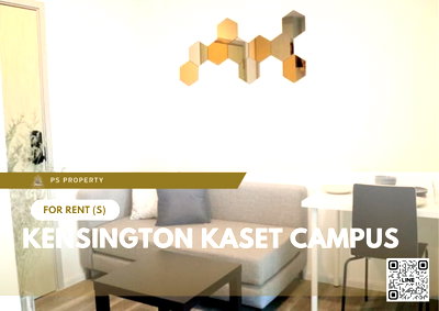 คอนโดให้เช่า : ให้เช่า 📍 Kensington Kaset Campus 📍 เฟอร์นิเจอร์ และ เครื่องใช้ไฟฟ้าครบ ใกล้ Major รัชโยธิน