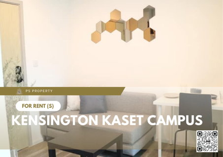 รูปภาพ For Rent 📍 Kensington Kaset Campus 📍 Fully furnished and equipped with appliances; near Major Ratchayothin.