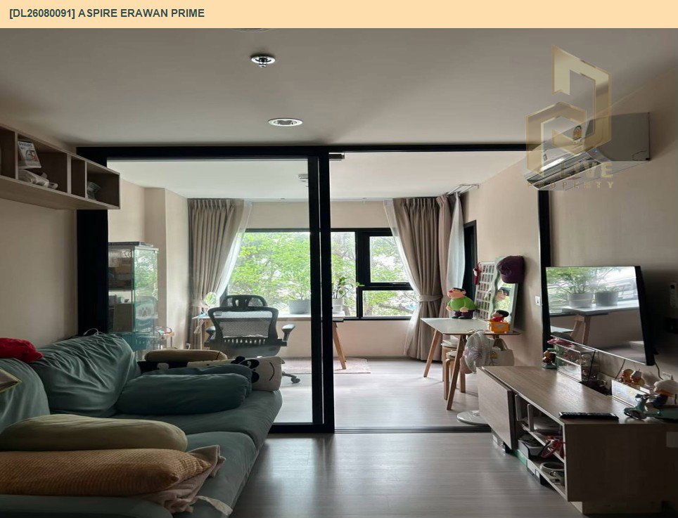 รูป DL26080091 ให้เช่าคอนโด แอสปาย เอราวัณ ไพร์ม (Aspire Erawan Prime) ใกล้ BTS ช้างเอราวัณ พร้อมเข้าอยู่ โทรด่วน 0653619502 LineID @952jdxxk - รูปที่ 3/6