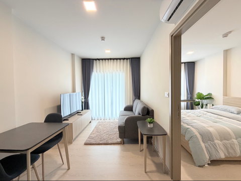 Condo for rent at The Base Srichan, in the heart of Khon Kaen city.