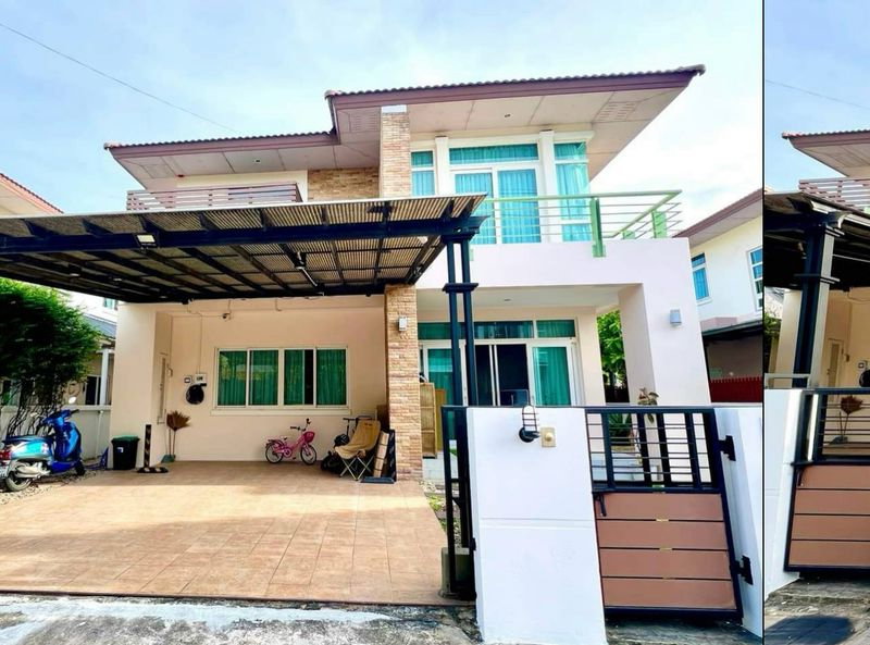 รูป บ้านเดี่ยวสวย ทำเลดี หมู่บ้านคันทรีโฮม เลค แอนด์ พาร์ค ศรีราชา - รูปที่ 1/16