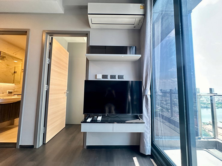 รูป ให้เช่า ด่วน! ห้องใหม่เอี่ยม Sapphire พระราม 3 แบบ Duplex 2 นอน 2 น้ำ ชั้นสูง วิวแม่น้ำสุดปัง (38,000.-/เดือน) - รูปที่ 17/18