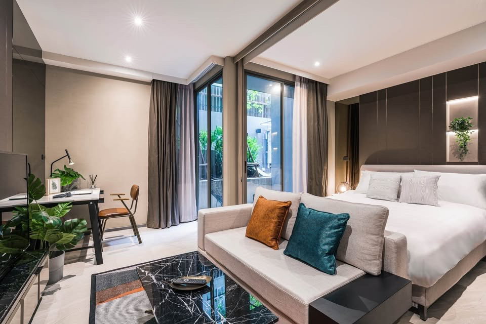 [VR0630] 🔥 27,000/เดือน | FYNN Sukhumvit 31 ขนาด 36 ตร.ม. มีสวนส่วนตัว ระเบียงใหญ่ มีรถรับ-ส่ง BTS อโศก ใกล้ มศว.! 🔥
