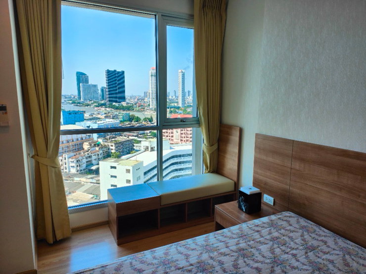 รูป ให้เช่า Rhythm Sathorn คอนโด 1 ห้องนอน 45 ตร.ม. วิวแม่น้ำเจ้าพระยา ใกล้ BTS สะพานตากสิน 300 ม. เฟอร์ครบ 25,000 บาท/เดือน - รูปที่ 7/9