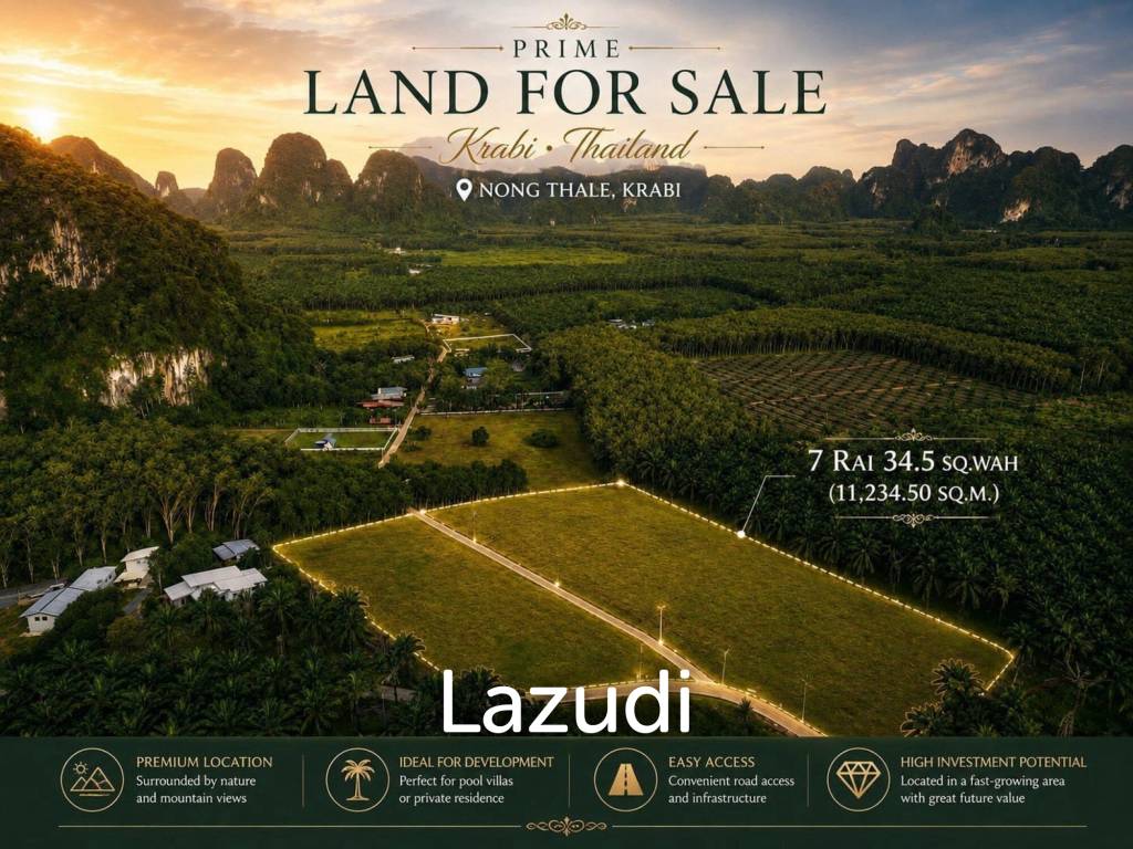 picture Prime Mountain View Land for Sale in Nong Thale Krabi - 5/8