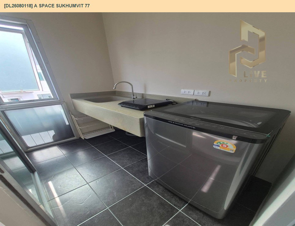 รูป DL26080118 ให้เช่าคอนโด เอ สเปซ สุขุมวิท 77 (A Space Sukhumvit 77) ใกล้ BTS อ่อนนุช พร้อมเข้าอยู่ โทรด่วน 0653619502 LineID @952jdxxk - รูปที่ 12/13