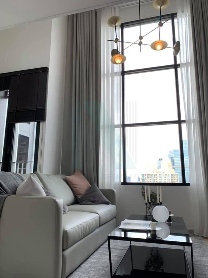 picture 🎉 For Rent Condo KNIGHTSBRIDGE PRIME SATHORN Building 1, Floor 40,Duplex, Room size 37.00 sqm - 2/8
