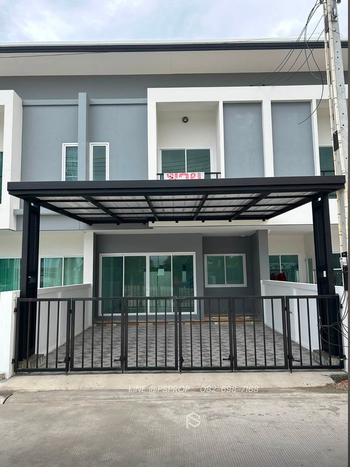รูป บ้านเช่าชลบุรี ใกล้ถนนเลี่ยงตลาดหนองมน อบอุ่นเพลส ✅ พร้อมเข้าอยู่ #HR0093 - รูปที่ 1/12