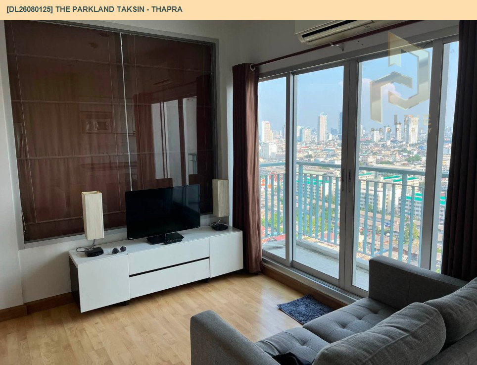 รูป DL26080125 ให้เช่าคอนโด เดอะ พาร์คแลนด์ ตากสิน - ท่าพระ (The Parkland Taksin - Thapra) ใกล้ BTS ตลาดพลู พร้อมเข้าอยู่ โทรด่วน 0614453194 LineID @952jdxxk - รูปที่ 5/6