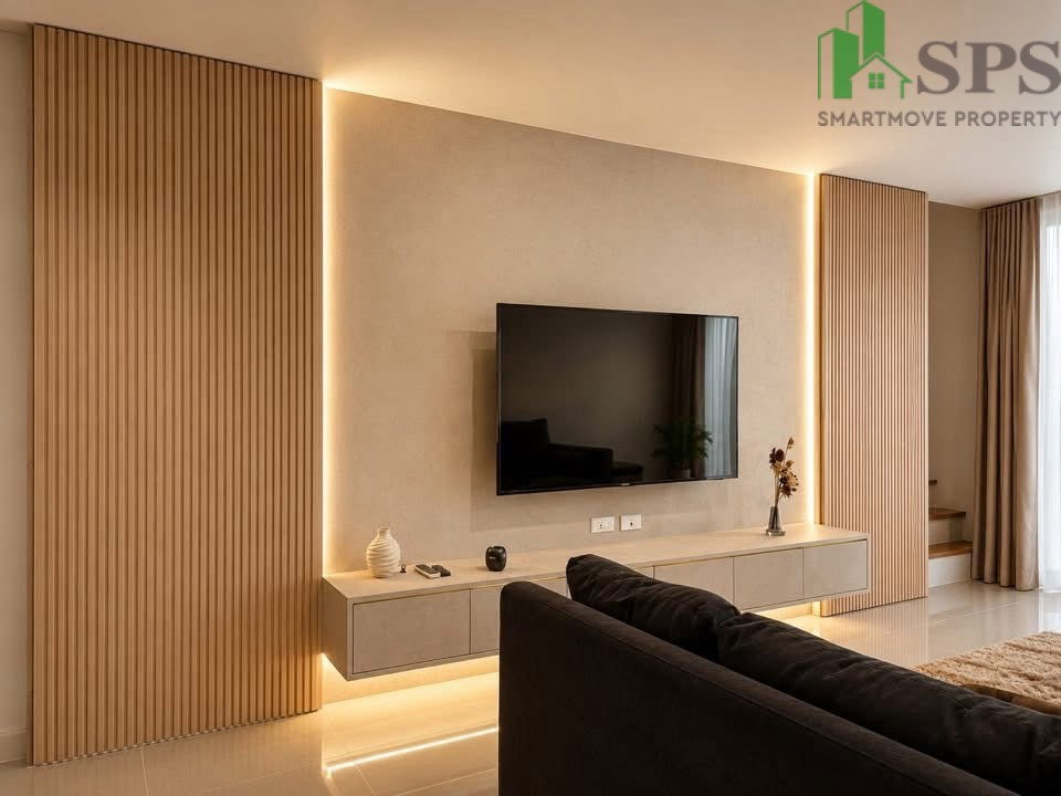 รูป ให้เช่าทาวน์โฮม 4 ห้องนอน พร้อมเฟอร์ใหม่ | Pleno สุขุมวิท–บางนา 4 | ใกล้ Mega Bangna เพียง 5 นาที (SPSMG117) - รูปที่ 2/13