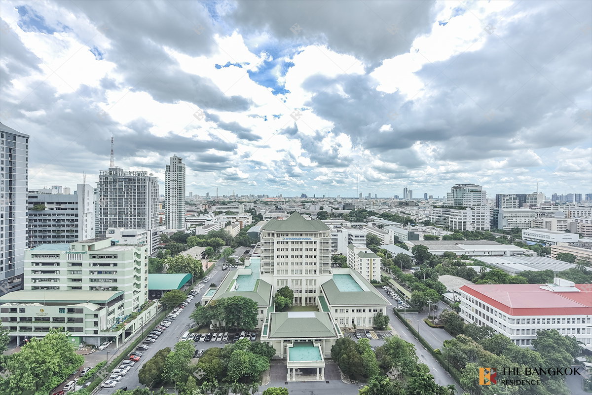picture Rental Condo 🌃 Park Origin Phayathai, 2BR, 53.33 sq.m., 45K 🌌 Beautiful Corner Unit with Nice View, Near BTS Phaya Thai & Victory Monument - 10/10