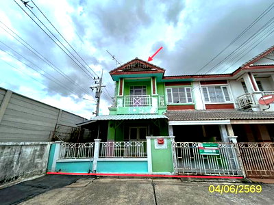 Townhouses for sale Rangsit-Nakhon Nayok Road : TOWN HOUSE 30.8 Sq.w. Thanyaburi Pathumthani for 2.4M
