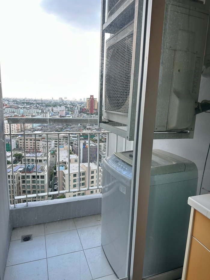 รูป ให้เช่าคอนโด Life@Ratchada-Huai Khwang ติดMRTห้วยขวาง 1ห้องนอน 41ตรม. (ราคาดีสุดในตึก ห้องใหญ่ เฟอร์นิเจอร์ครบ) - รูปที่ 8/8