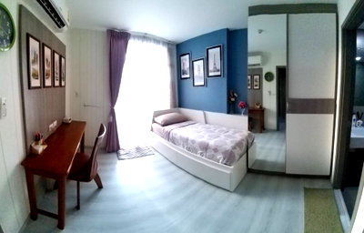 Condos for sale : Selling a condo at Greenee Chaengwattana, top floor, unobstructed view, with a quality tenant. Immediate income upon purchase.