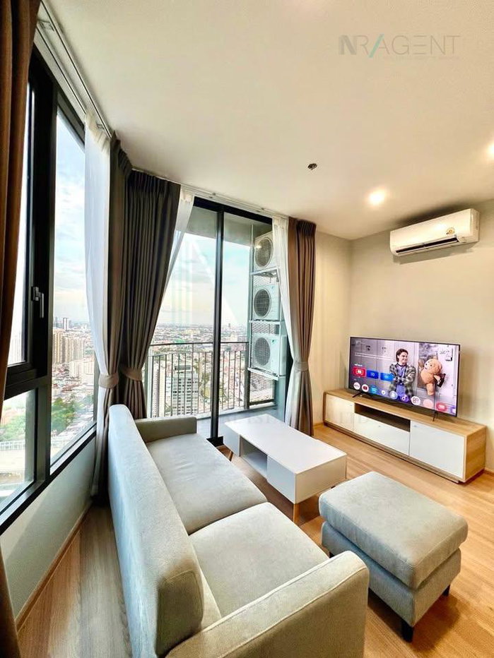 รูป 🚩 ให้เช่าคอนโด สกายไรส์ อเวนิว สุขุมวิท 64 อาคาร 1 ชั้น 45 2 ห้องนอน ขนาด 45 ตรม ใกล้ BTS ปุณณวิถี - รูปที่ 3/8
