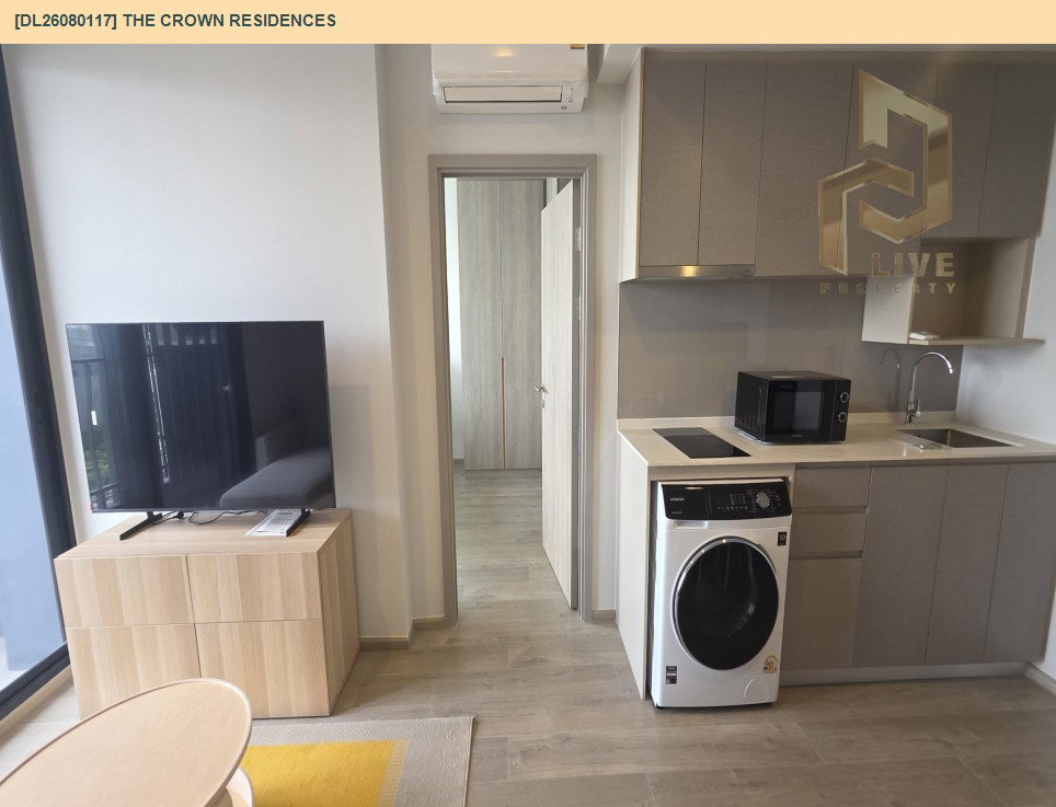 รูป DL26080117 ให้เช่าคอนโด เดอะ คราวน์ เรสซิเดนท์เซส (The Crown Residences) ใกล้ - พร้อมเข้าอยู่ โทรด่วน 0653619502 LineID @952jdxxk - รูปที่ 5/6