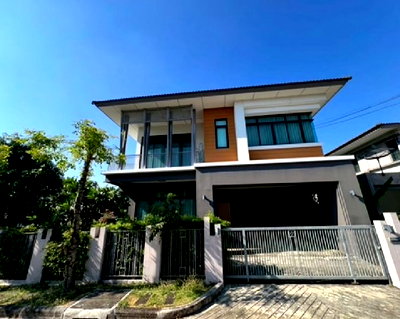 เช่าบ้านเดี่ยว บางพลี สมุทรปราการ : ให้เช่าบ้านเดี่ยว 2 ชั้น หลังมุม ย่านกิ่งแก้ว โครงการ เอโทล จาวาเบย์ บางนา-สุวรรณภูมิ /เฟอร์นิเจอร์ครบ Fully Furnished / อยู่อาศัย