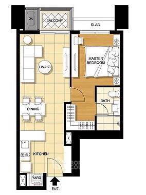 picture 200m To MRT Phetchaburi: 31st-Floor 1-BR Villa Asoke (ID 511367) - 9/9