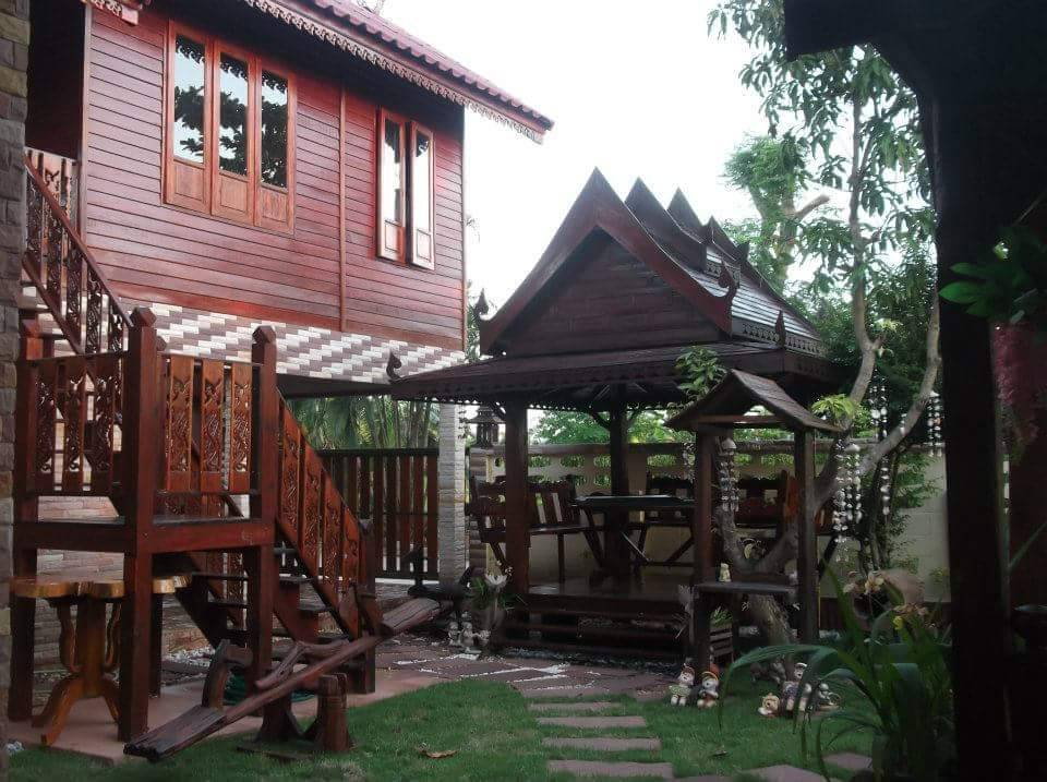 รูป ขายบ้านทรงไทย รามคำแหง68 ขายบ้านทรงไทยประยุกต์ งดงามดั่งงานศิลป์ ทำเลทองรามคำแหง 68 แปลงมุม  - รูปที่ 37/38