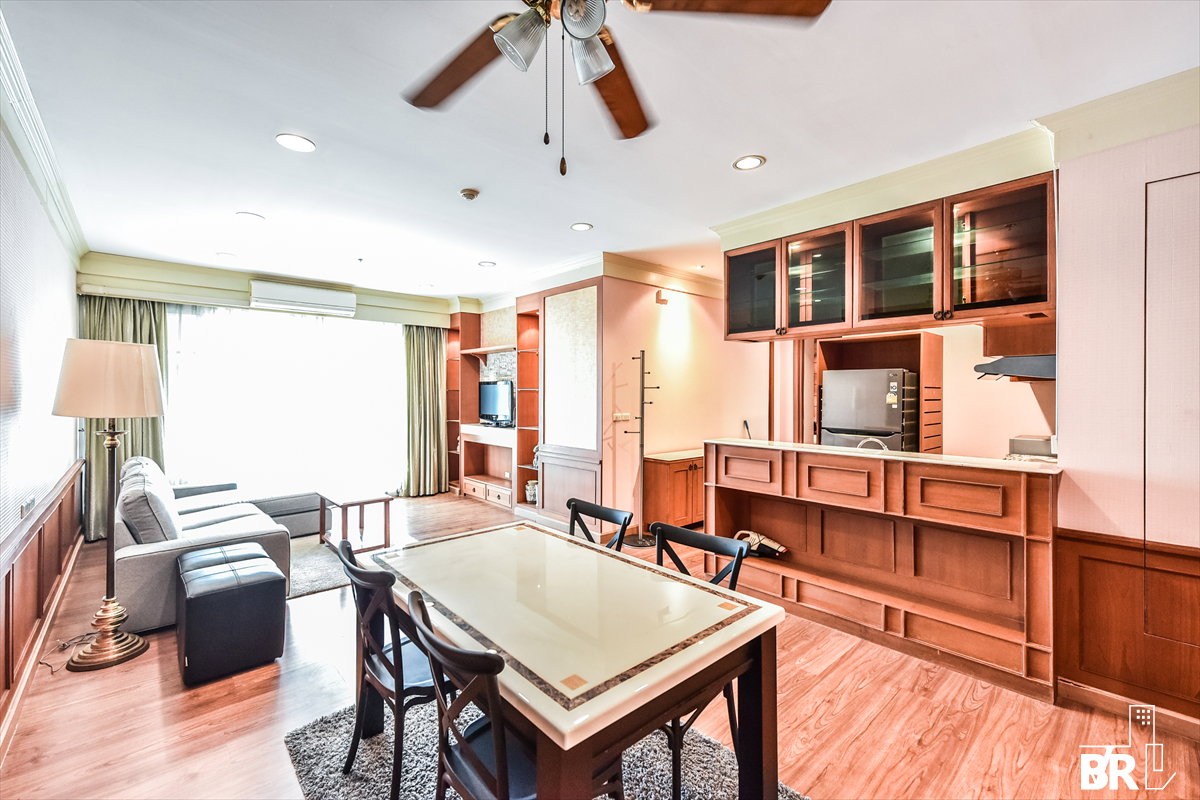 picture Rental Condo 🌃 Baan Klang Krung Siam Pathumwan, 2BR 98 sq.m. 38K 🌠 Spacious Unit with an Unblocked View, Near BTS Ratchathewi - 5/10