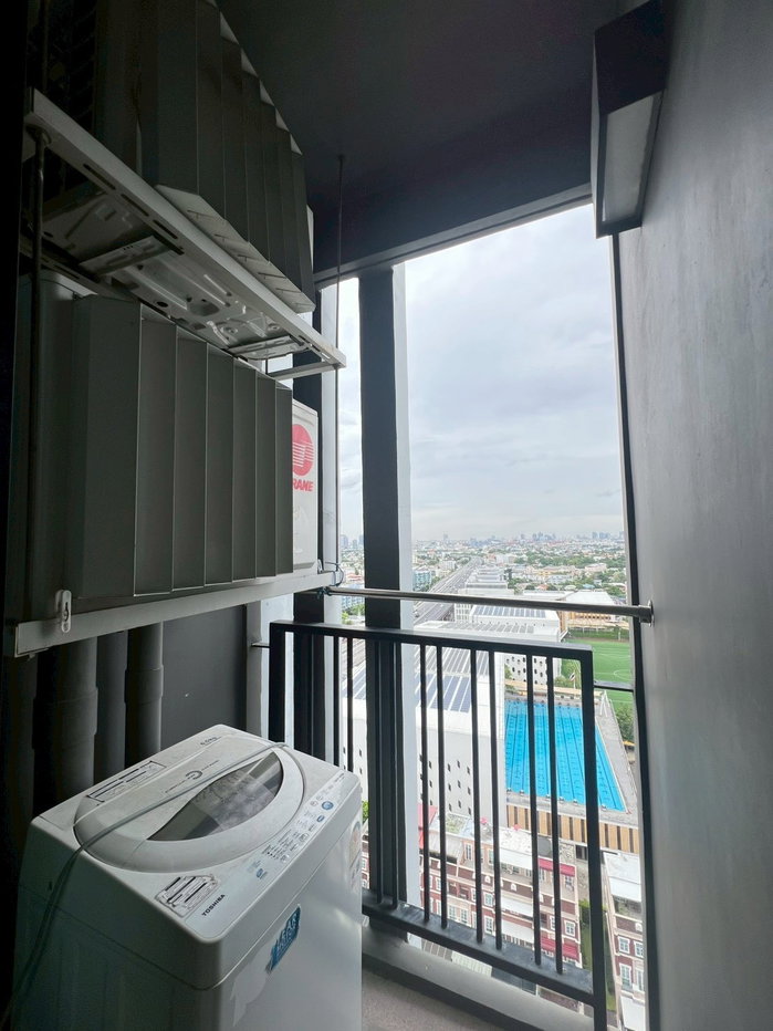 รูป คอนโด ให้เช่า :The Base Park East Sukhumvit 77 (( BTS Onnut Udomsuk  )) MK-02  line @livingbkk - รูปที่ 11/12