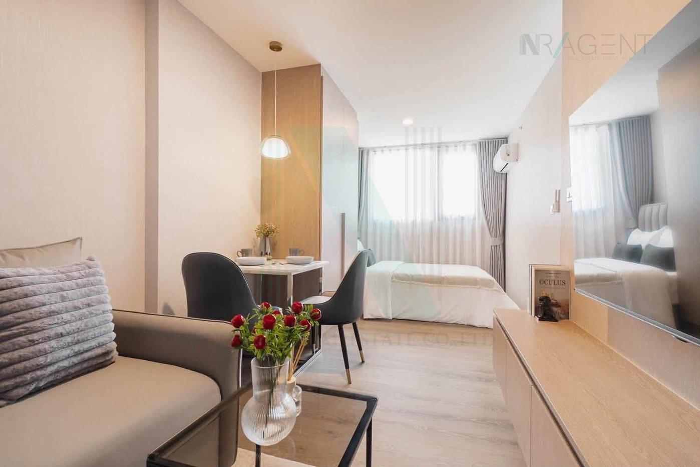 picture 📌 For Rent Condo THE ORIGIN SUKHUMVIT - PRAKSA Building 1, Floor 34,Studio, Room size 24 sqm - 6/8