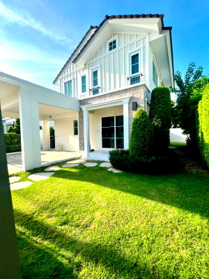 Houses for rent Samut Prakarn : ✨For rent "Villaggio3 srinakarin bangna  Bangna Km.5" ✨LineID: @Propvel (with @ in front)✨