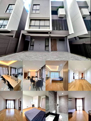 Houses for rent Lat Phrao Road : 🔥 Prime Location! 3-Story House for Rent at "FEEL TOWN Ladprao 101" | 750m to MRT | Home Office & Company Registration Allowed!