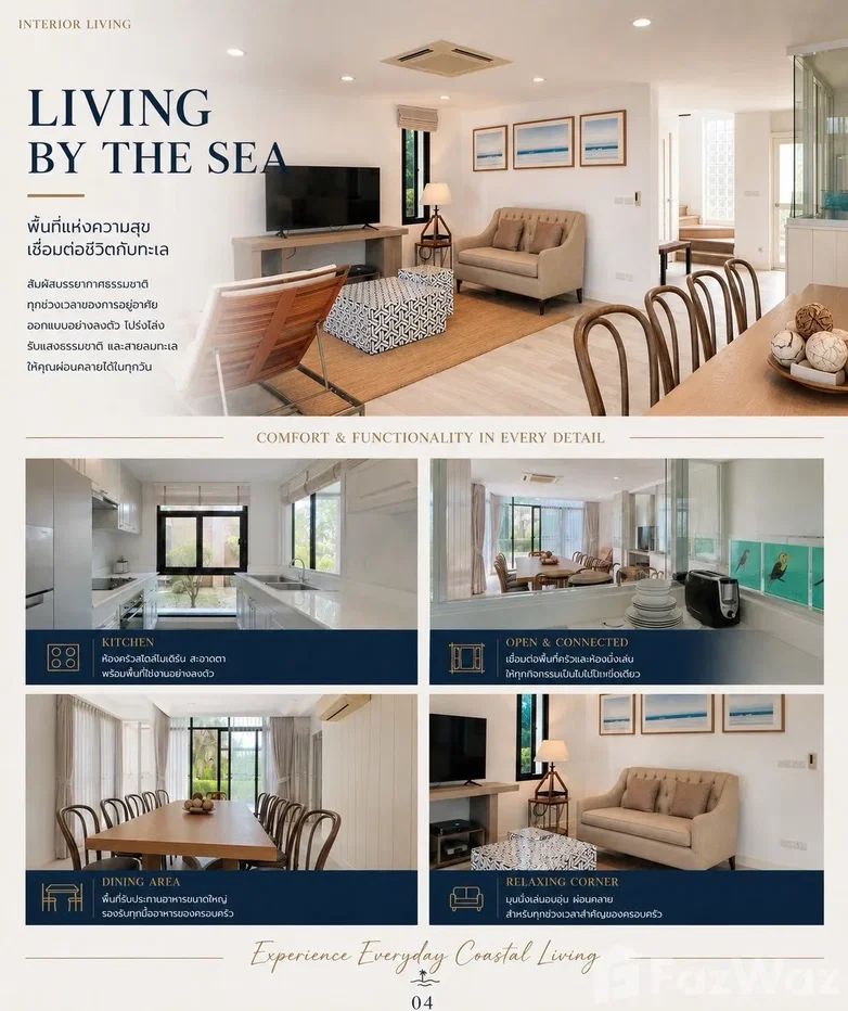 รูป ขาย วิลล่า 3 ห้องนอน ในโครงการ บ้านชายทะเล หัวหิน 6632921 - รูปที่ 66/70