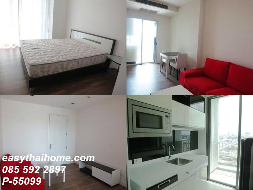 รูป P-55099 🔥 ให้เช่าคอนโดใกล้ BTS ปุณณวิถี! The Room Sukhumvit 62 (45 ตร.ม.) ชั้น 12 ตึก 1 แต่งครบ พร้อมเข้าอยู่ : Line: @easythaihome 085-592-2897 - รูปที่ 5/6