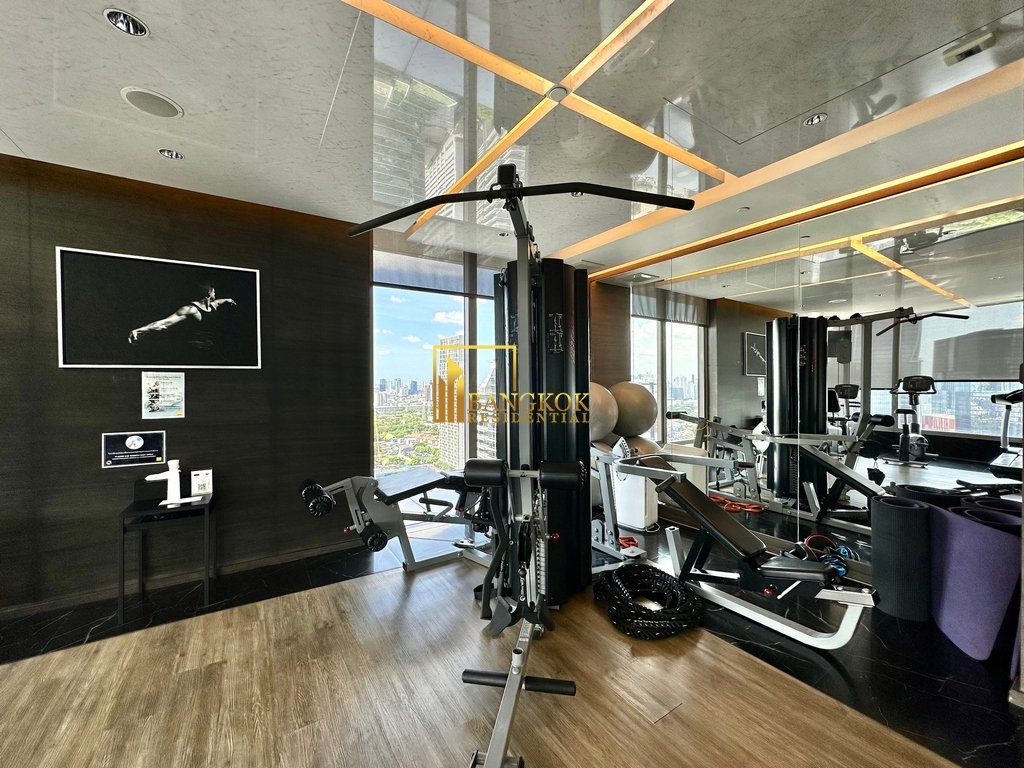 picture Saladaeng One | Renovated 2 Bedroom Luxury Condo For Rent - BR12364CD - 13/21