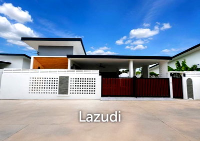 บ้านเดี่ยว หนองพรานพุก ประจวบคีรีขันธ์ : บ้านเดี่ยวโมเดิร์น 3 ห้องนอน ทำเลทับใต้ หัวหิน
