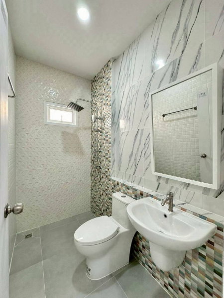 picture Newly built detached house for sale, Sak Kho intersection, Sriracha, Chonburi. Ready to move in. - 9/14