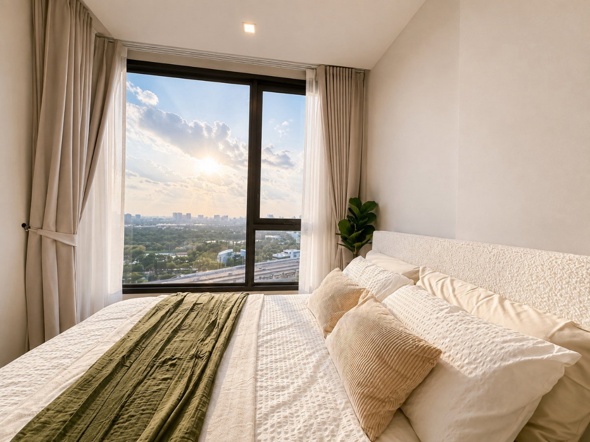 รูป ✨🦄 Ready to move 🦄✨ The Crest Park Residences เฟอร์ครบจบในที่เดียว โทร 096-2493698 (TCR0166) - รูปที่ 5/17