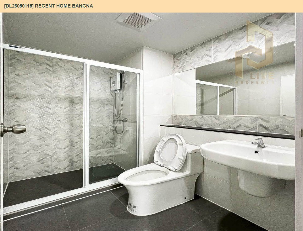 รูป DL26080115 ให้เช่าคอนโด รีเจ้นท์ โฮม บางนา (Regent home bangna) ใกล้ BTS บางนา พร้อมเข้าอยู่ โทรด่วน 0653619502 LineID @952jdxxk - รูปที่ 8/10