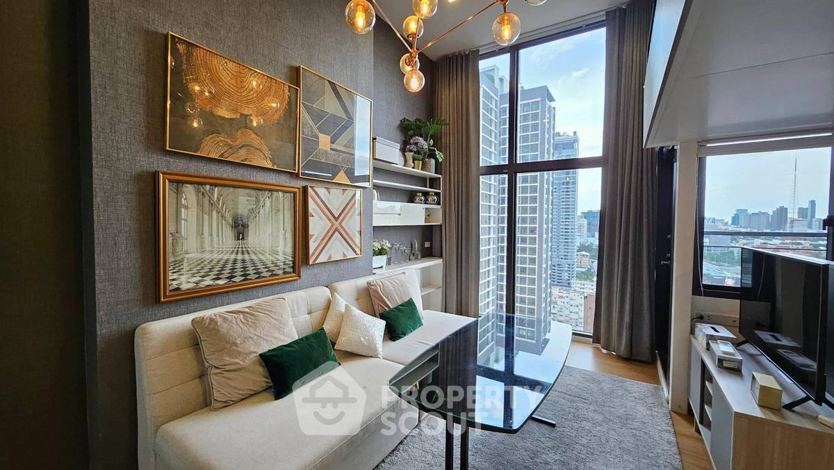 picture 16th-Floor 1-BR At Chewathai Residence Asoke Near ARL Makkasan (ID 1544926) - 1/8