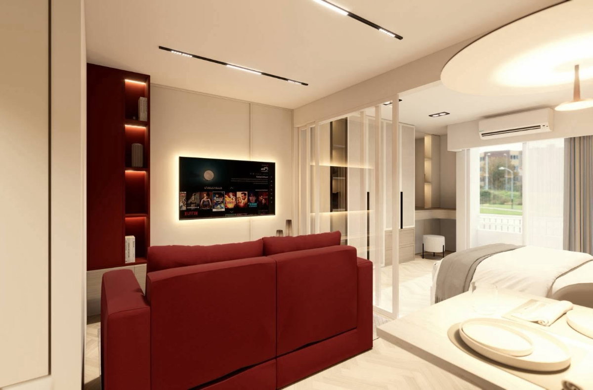 รูป 🏢✨ ขายคอนโดห้อง Penthouse ทำเลย่านเศรษฐกิจ เหมาะสำหรับอยู่อาศัยหรือลงทุน ✨🏢  C1MG100304 - รูปที่ 3/14