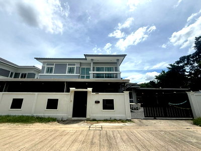 เช่าบ้านเดี่ยว เดอะ พาซิโอ พาร์ค กาญจนาภิเษก : ปล่อยเช่าบ้านเดี่ยวหลังมุมthe nature Bangkok ตลิ่งชั่น