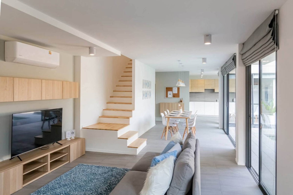 รูป บ้านใหม่ให้เช่า 3 ห้องนอน พร้อมสระว่ายน้ำระบบเกลือ โซนหางดง-เชียงใหม่ ใกล้โรงเรียนนานาชาติหลายแห่ง (R1389) T.0946511456 - รูปที่ 4/14