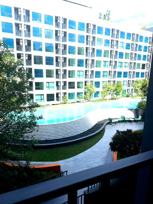 Condos for rent : Pool view unit at Kave Luminous Bangmod  Building B