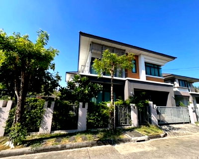 เช่าบ้านเดี่ยว นิคมบางปู : ให้เช่าบ้านเดี่ยว 2 ชั้น หลังมุม ย่านกิ่งแก้ว โครงการ เอโทล จาวาเบย์ บางนา-สุวรรณภูมิ /เฟอร์นิเจอร์ครบ Fully Furnished / อยู่อาศัย
