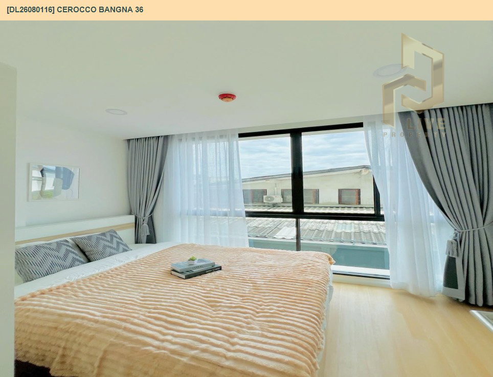 รูป DL26080116 ให้เช่าคอนโด ซีรอคโค บางนา 36 (Cerocco Bangna 36) ใกล้ - พร้อมเข้าอยู่ โทรด่วน 0638692663 LineID @952jdxxk - รูปที่ 2/7