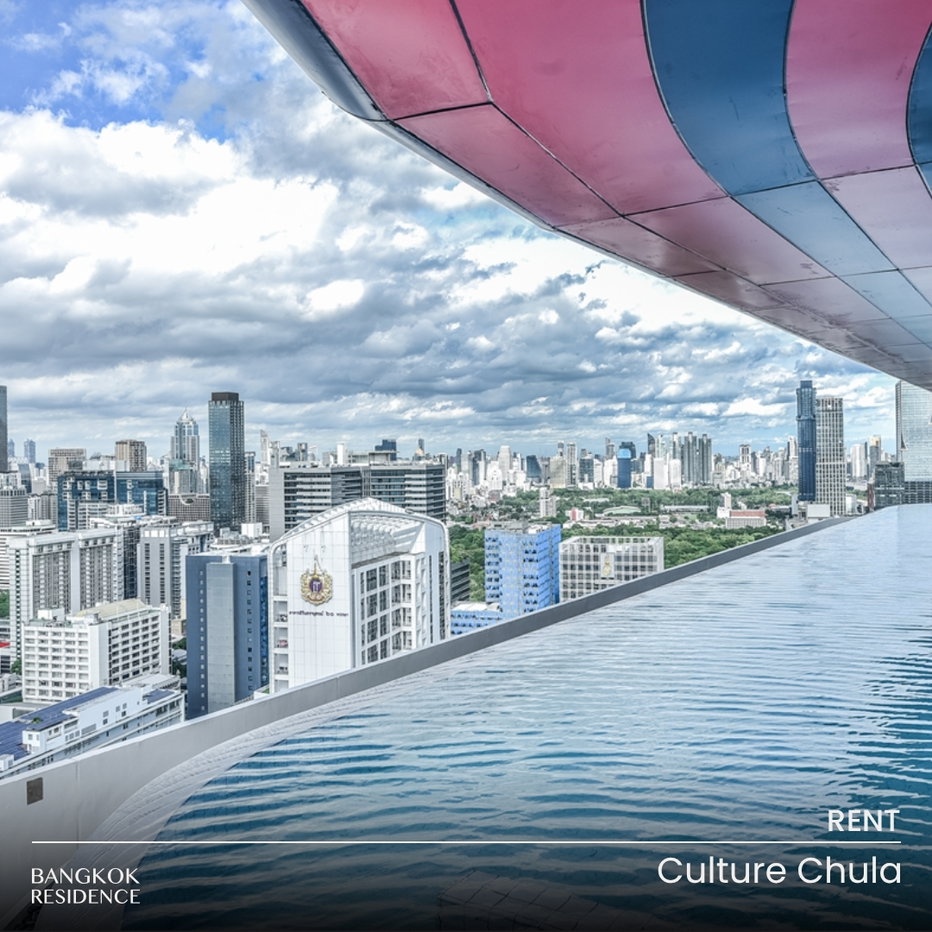 picture Rental Condo ð Culture Chula, 2BR 41.80 sq.m. 35K ð Rare Beautiful 2BR Unit, Near MRT Sam Yan - 1/7