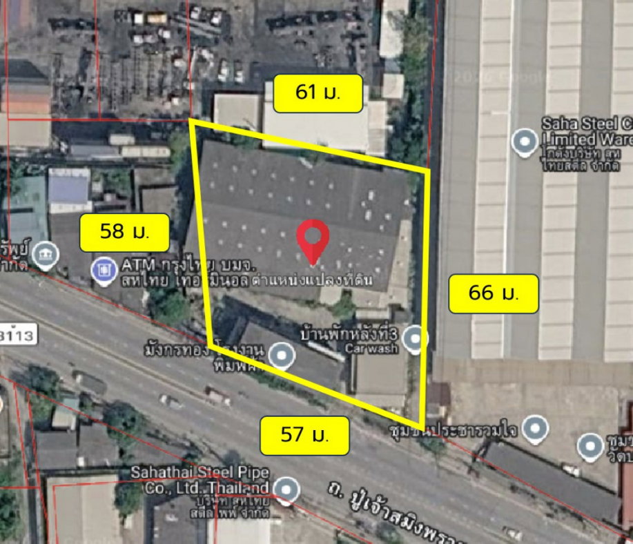 รูป ขายที่ดินผังสีม่วง 839 ตรว ติดถ.ปู่เจ้าสมิงพราย พระประแดง เหมาะโรงงาน โกดัง คลังสินค้า ทำการค้า - รูปที่ 7/11